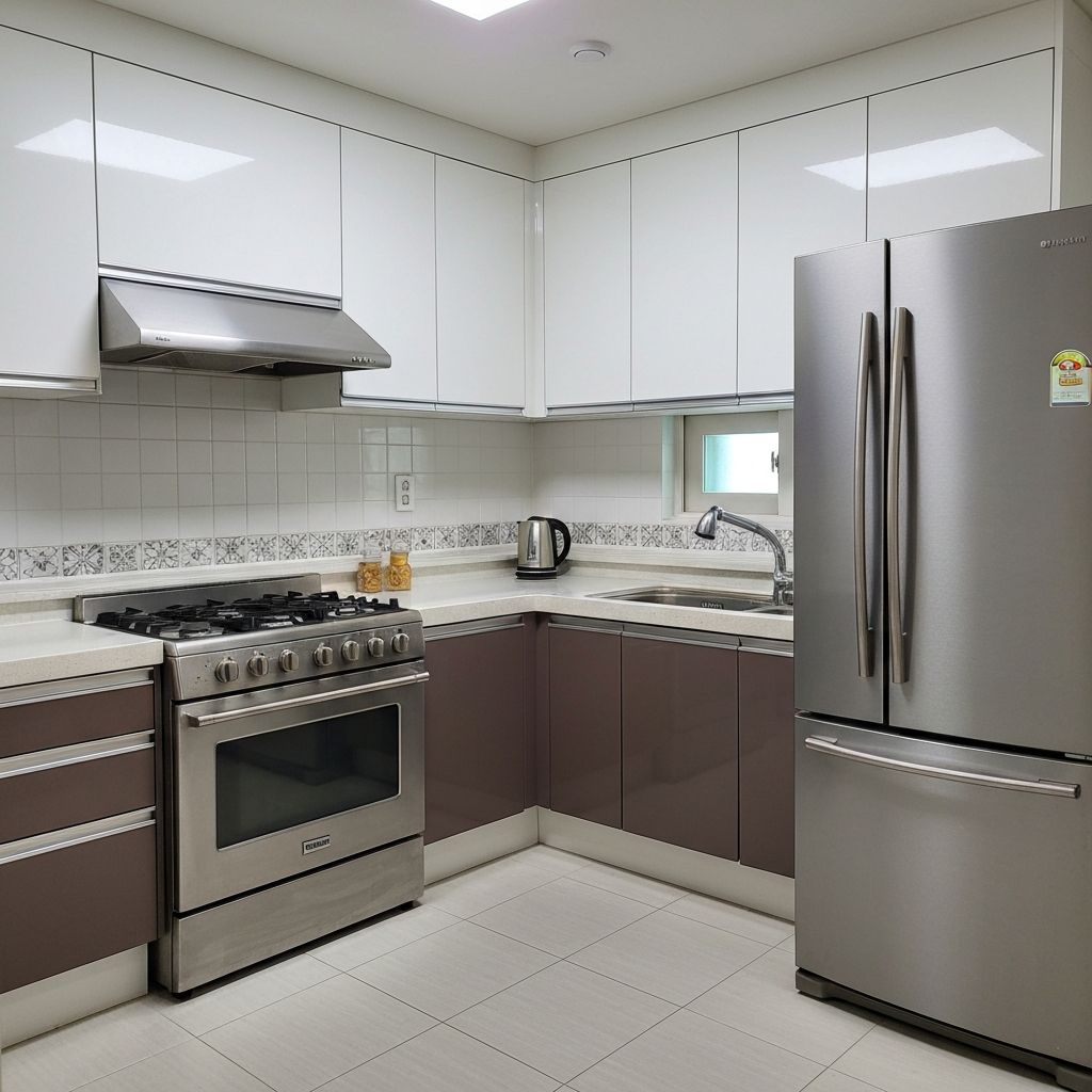 주방 청소 완료